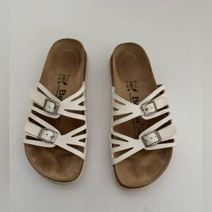 Birkenstock Betula Sandals Grace White  Slip On Comfort Shoes Womens US 6